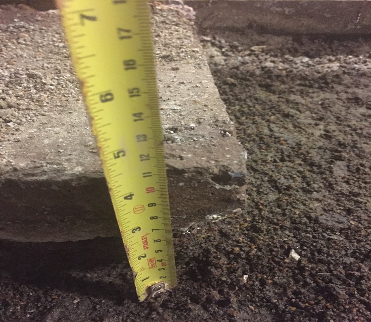 the old floor nned to be refilled up to 10 cm